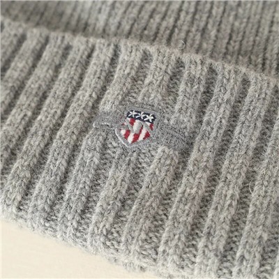 Мужская шерстяная шапка на подкладке  Gan*t