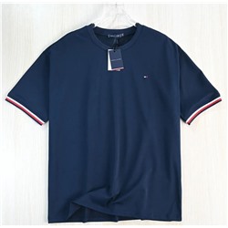 Мужская свободная повседневная футболка 2 цвета ТОММИ ХИЛФИГЕ*Р