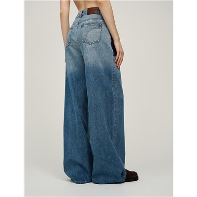 Синие джинсы "Контрастные карманы"