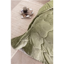 Kaira Tek Kişilik Comforter Set - Haki