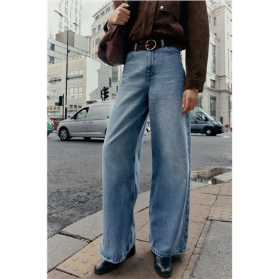 JEANS Z1975 WIDE LEG TIRO ALTO FULL LENGTH CINTURÓN