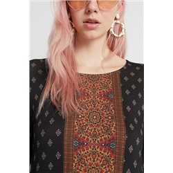 Vestido boho cerrado