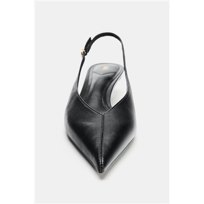 KITTEN-HEEL SLINGBACK SHOES