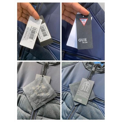 Мужская теплая водонепроницаемая куртка из комбинированных материалов  ГЕС*С