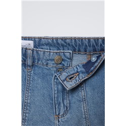 OPENWORK DENIM SKIRT