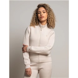 WHITE LABEL MOCK NECK FULL ZIP SCUBA TRACK JACKET