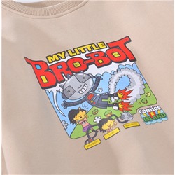 Свитшот утеплённый для мальчиков. 100% хлопок. Экспорт