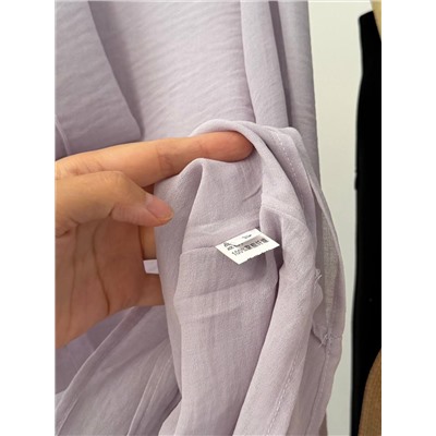 Элегантная, нежная блузка с длинными лентами на горловине