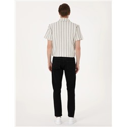 Siyah Slim Fit Jean Pantolon