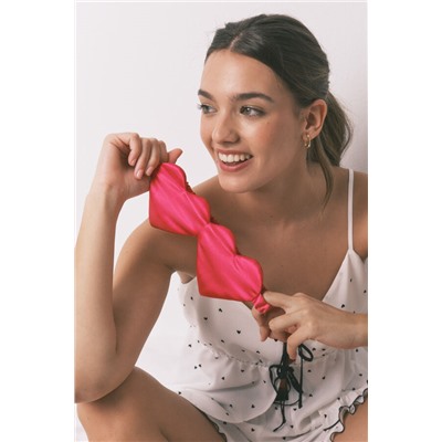 Pijama corto tirantes blanco estampado corazones