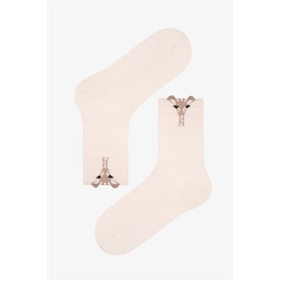 Penti Giraffe Bej 2li Soket Çorap
