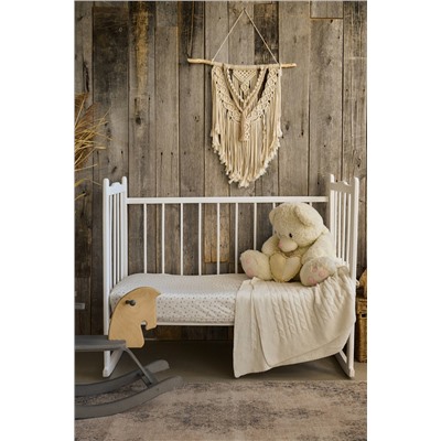 Простынь на резинке детская 120*60 для новорожденных