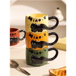 Набор из 4 кружек с котятами