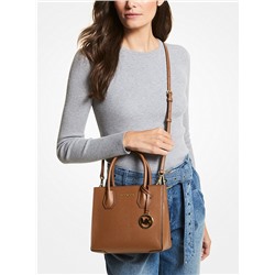 MICHAEL MICHAEL KORS Mercer Medium Pebbled Leather Crossbody Bag