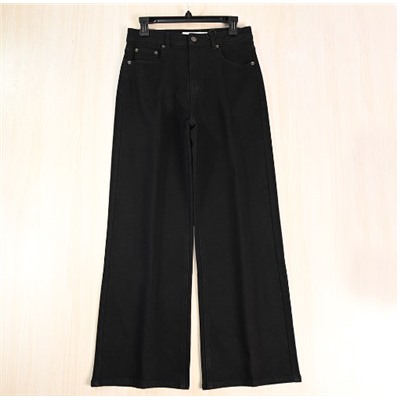 Женские зимние джинсы из плотного эластичного хлопкового флиса с высокой талией  АЙСИК*Л