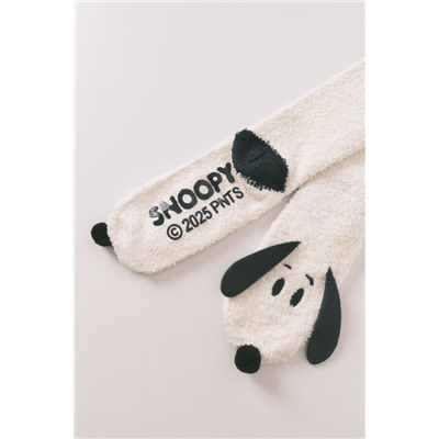 Calcetines largos Snoopy blanco