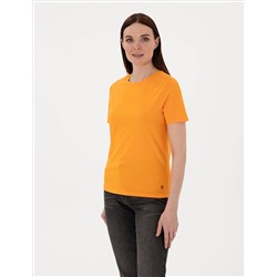 Turuncu Regular Fit Basic Tişört