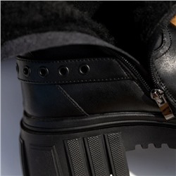 Женские теплые ботинки, экспорт в Россию  O'live  Материал верха: натуральная кожа, внутри - шерсть Высота каблука: 6 см, высота ботинка без учёта высоты каблука -17,5 см