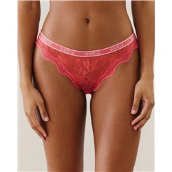 Culotte de encaje rosa