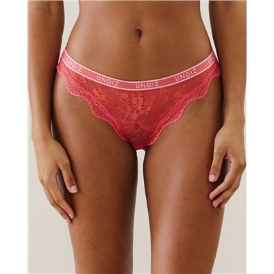 Culotte de encaje rosa