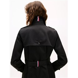 Double-Breasted Belted Trench Coat