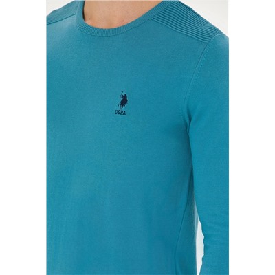 Erkek Petrol Basic Kazak