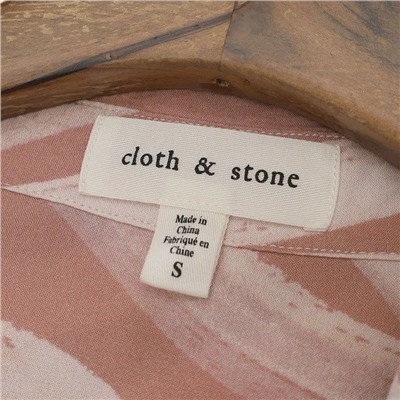 Лёгкая свободная женская блузка Clot*h&Ston*e, анималистичный принт