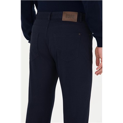 Erkek Lacivert Kanvas Pantolon