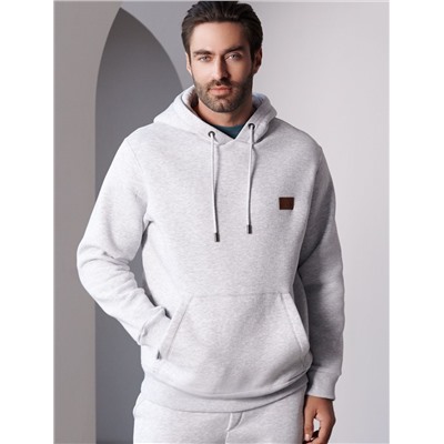 Худи из премиального футера трехнитки с начесом