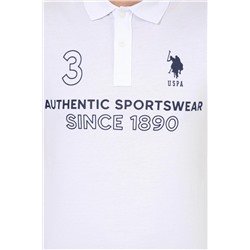 Erkek Beyaz Polo Yaka Tişört
