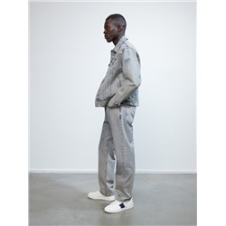 Jeans im Baggy-Fit mit Acid-Wascheffekt