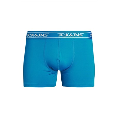 Jack & Jones Erkek Düz Renk Mikrofiber 3'lü Boxer Paketi - Carl