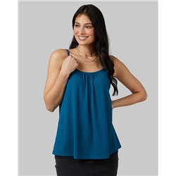 WOMEN'S SOFT RIB FLOWY BRA CAMI