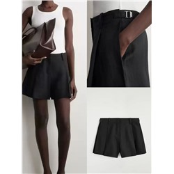 Женские шорты из смесового льна  КО*С