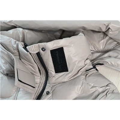 Женская стеганая толстая и тёплая куртка-пуховик  с утиным пухом КАР*Л 😎