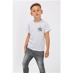 Детская футболка Маленькая звезда меланж арт. ФУ/М-звезда-меланж НАТАЛИ #876152