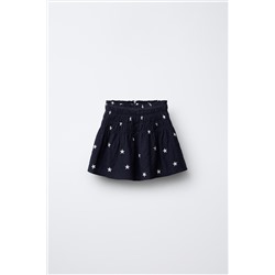 STAR PRINT BERMUDA SKORT