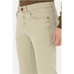 Erkek Açık Haki Jean Pantolon