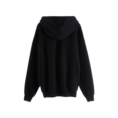 Sudadera con capucha Negro