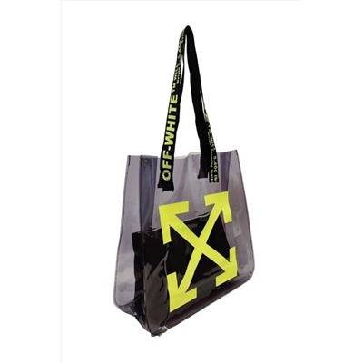 Kuzey Treend, Kadın Siyah Off-white Şeffaf Plaj Günlük Çanta