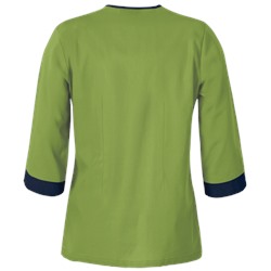 UA Butter-Soft STRETCH Scrubs Contrast 3/4 Sleeve Top