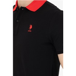 Erkek Siyah Polo Yaka Tişört