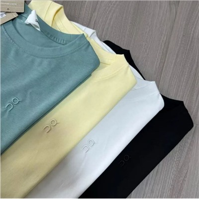 Мужская хлопковая футболка с вышивкой букв