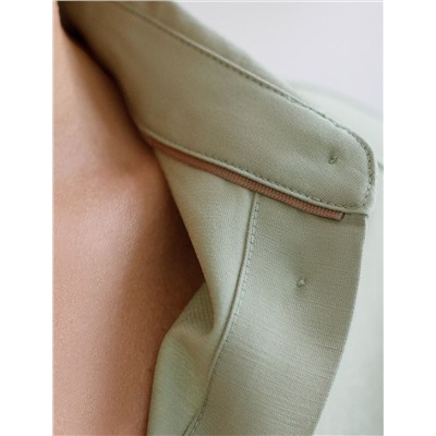 Блузка с широкими рукавами 3/4 из плотного лиоцелла