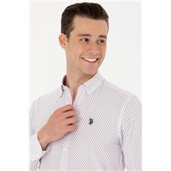 Erkek Bordo Uzun Kollu Gömlek