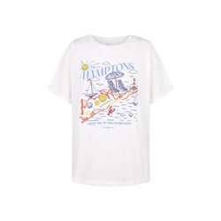 Camiseta Smile Off White Algodón