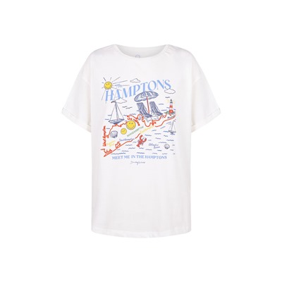 Camiseta Smile Off White Algodón