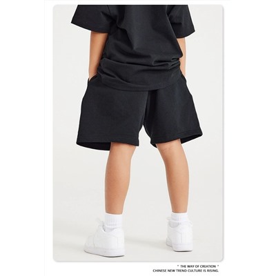 Детские трикотажные шорты подойдут в комплект к футболке выше  Фабрика, проверенный поставщик  Материал: 80% хлопок, 20% полиэстер