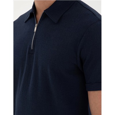 Lacivert Slim Fit Tişört
