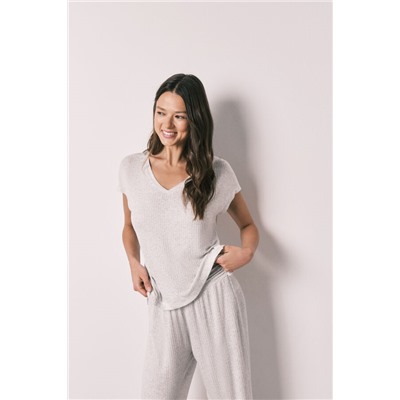 Pijama Capri viscosa suave gris